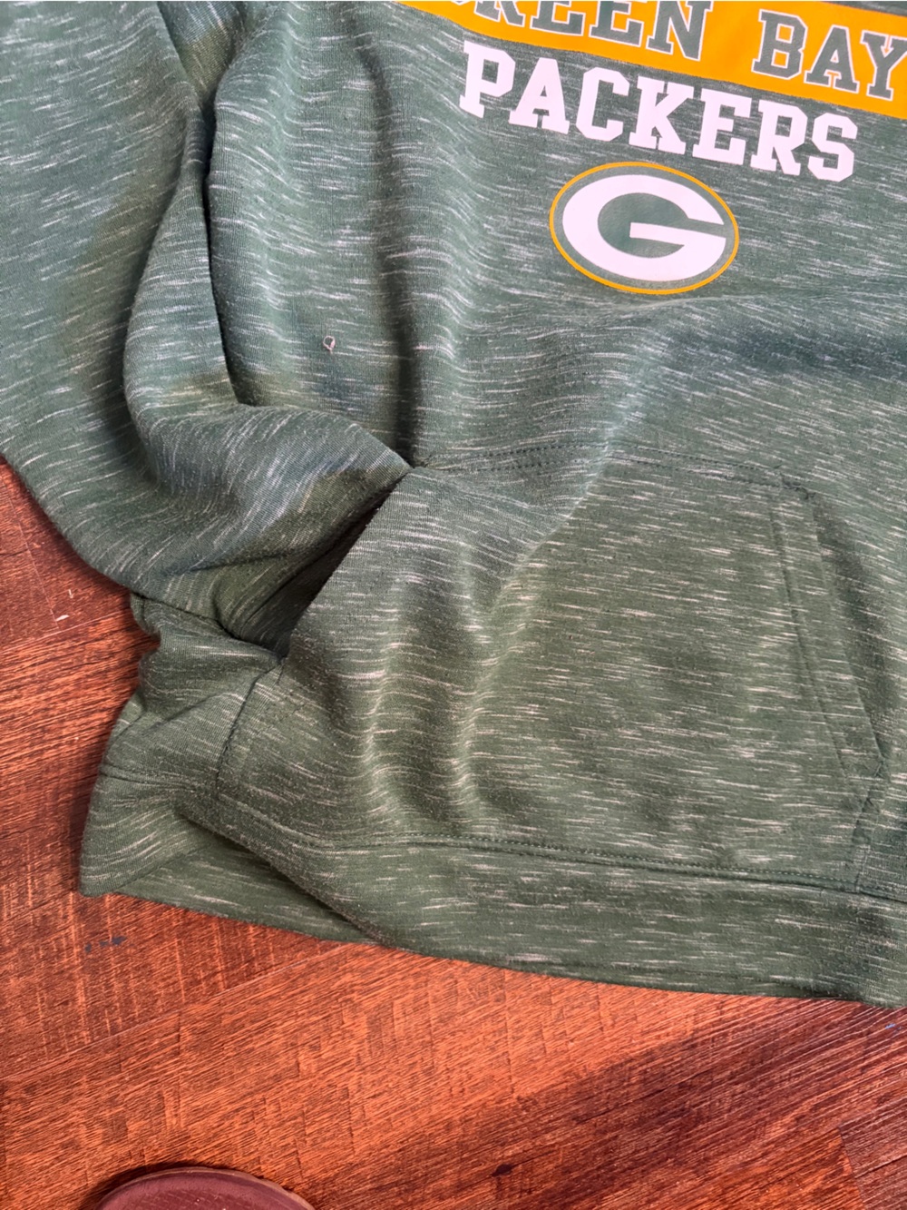 Kids Green Bay Packers Green Hoodie - Picture 3 of 7